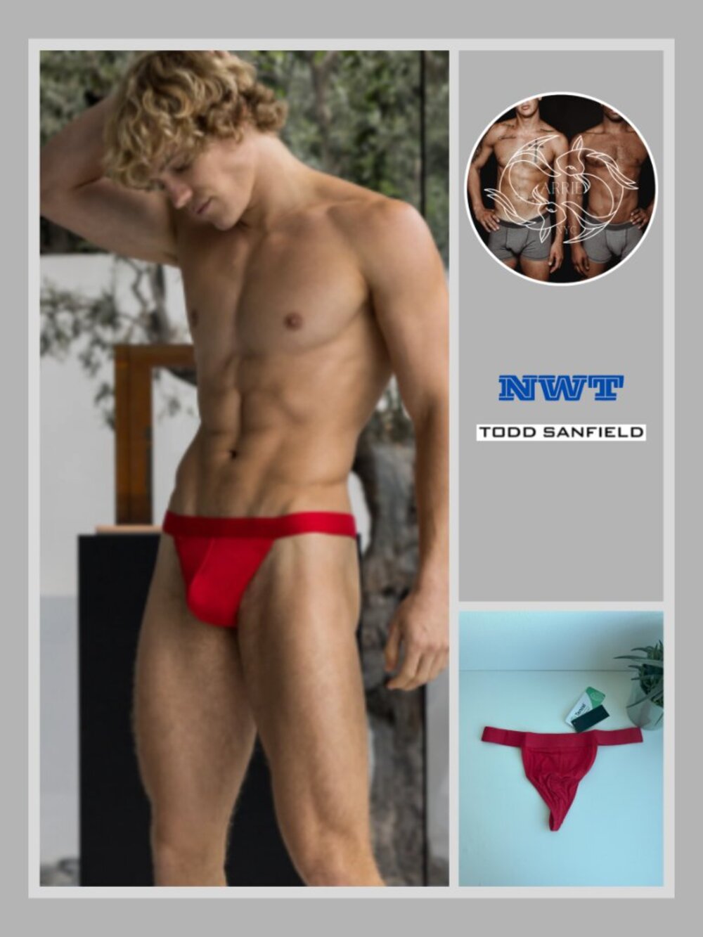 Todd Sanfield - Essential Thong - Real Red (M)